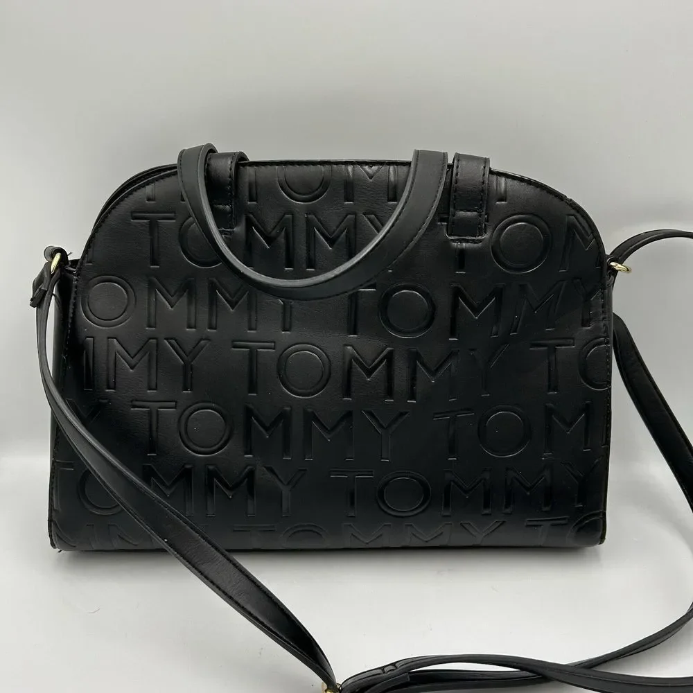 Tommy Hilfiger Black‎ Purse with Ajustable Shoulder/Handles Straps
